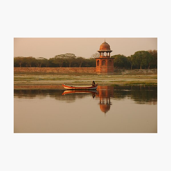 The Ferryman, Agra, India Photographic Print