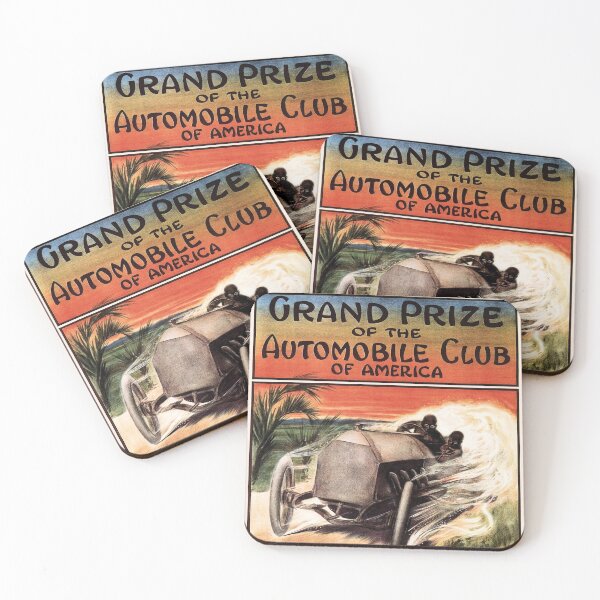 Item preview, Automobile Club of America International Road Race Vintage Car designed and sold by retroposters.