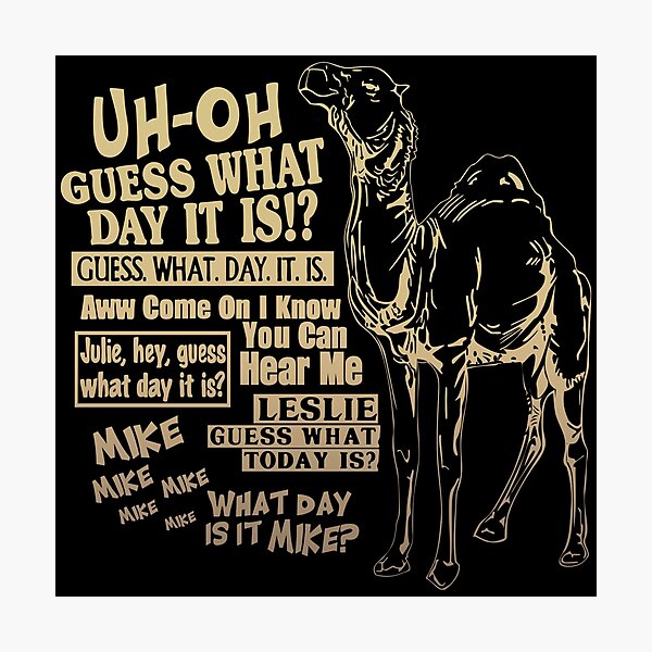 Guess What Day It Is Hump Day Camel Legging. By Artistshot
