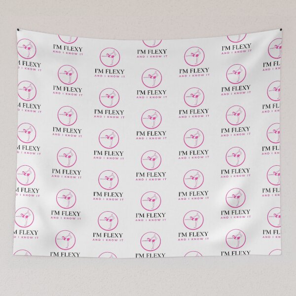 Item preview, I'm Flexy and I Know It Pink designed and sold by PoleUnicorn.