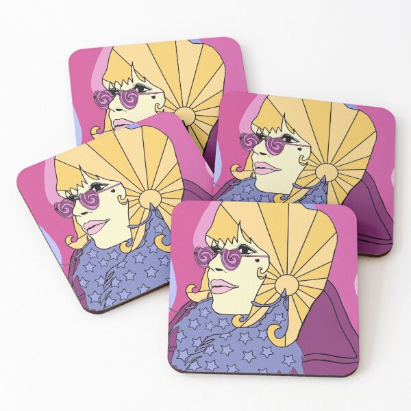 Item preview, Psychedelic Marianne Faithfull designed and sold by rocket-camie.