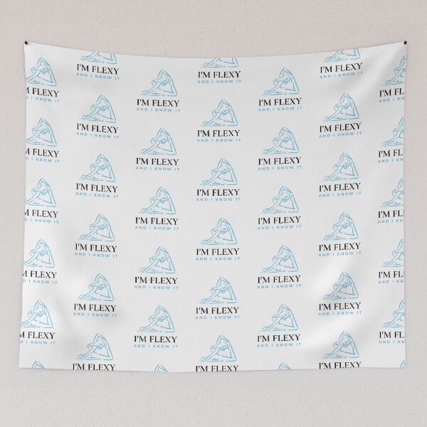 Item preview, Flexy Yoga Blue designed and sold by PoleUnicorn.