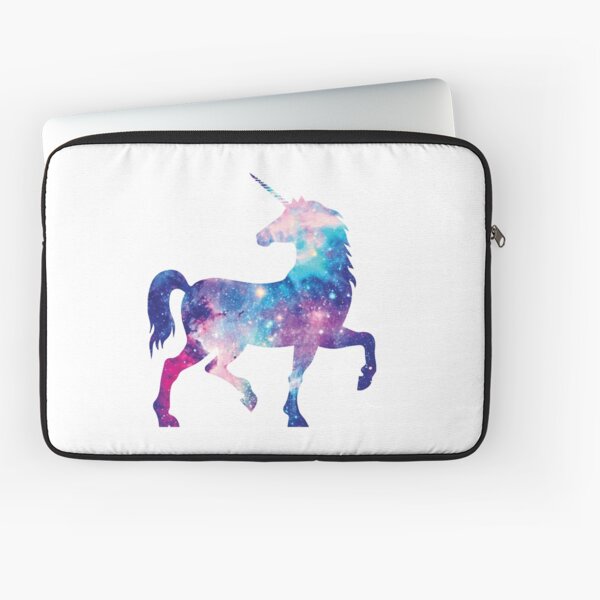 Cosmic watercolor unicorn Laptop Sleeve