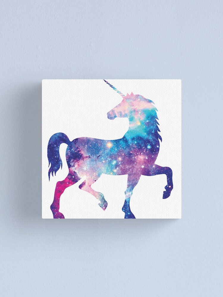 "Cosmic watercolor unicorn" Canvas Print for Sale by SouthPrints