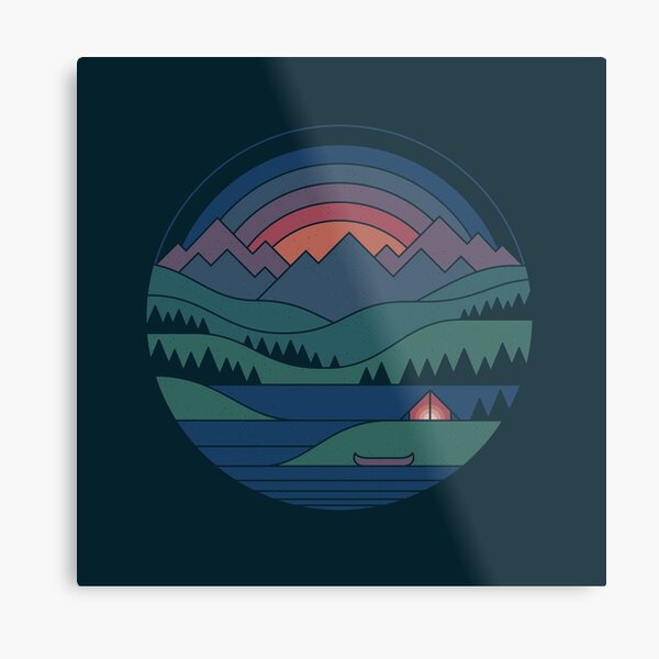 Item preview, The Lake at Twilight designed and sold by thepapercrane.