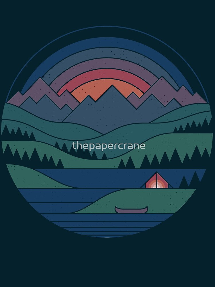 The Lake at Twilight by thepapercrane