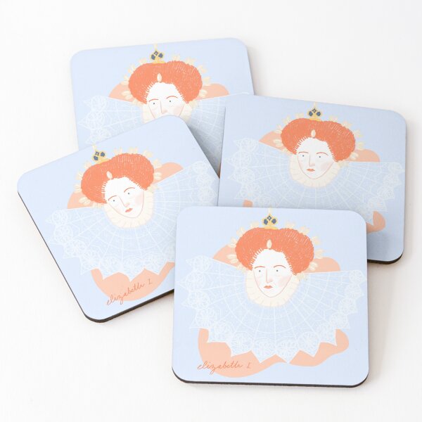 Item preview, Queen Elizabeth I designed and sold by Hannah Kallady Illustration.