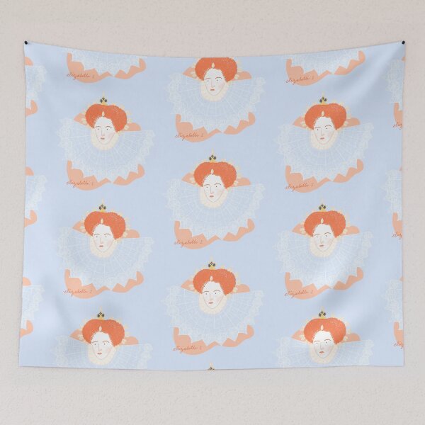 Item preview, Queen Elizabeth I designed and sold by Hannah Kallady Illustration.