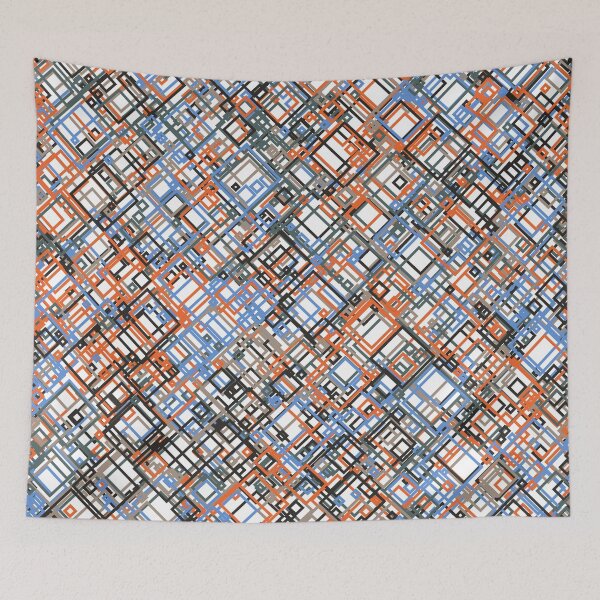 Item preview, Abstract Generative Art color distributed squares polygons background illustration designed and sold by IuriiVlasenko.