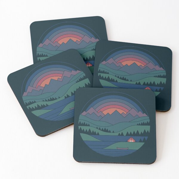 Item preview, The Lake at Twilight designed and sold by thepapercrane.