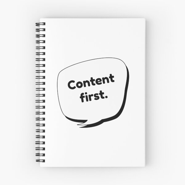 Item preview, Content first. designed and sold by annafokina.