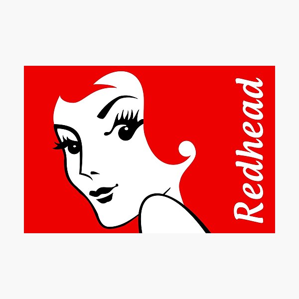 Item preview, Miss Redhead (text) [iPad / Phone cases / Prints / Clothing / Decor] designed and sold by Didi Bingham.
