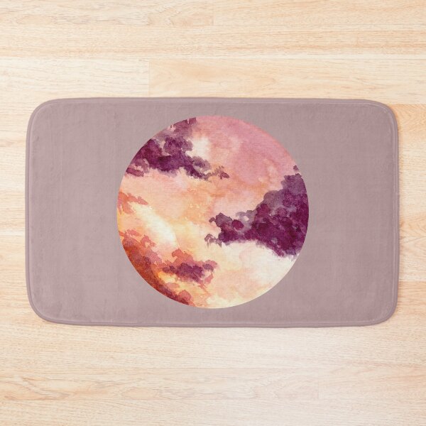 Item preview,  Golden Hour Clouds- Round - Watercolour Painting designed and sold by Pattokarts.