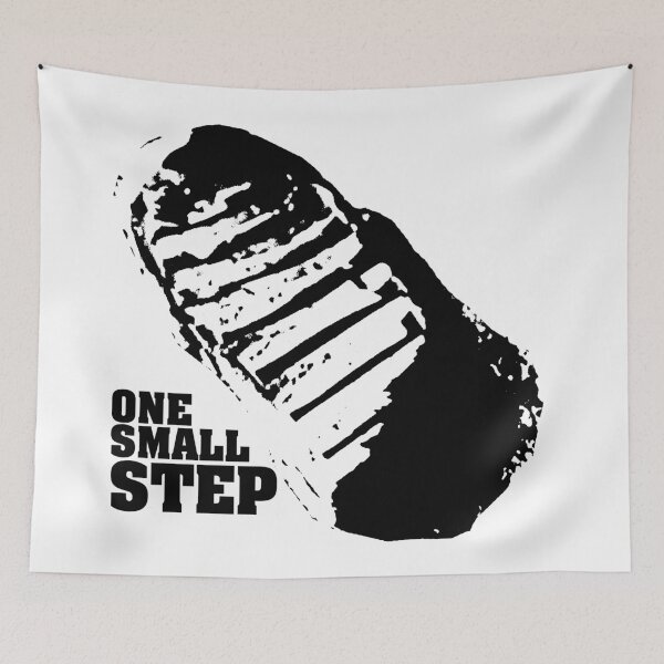 Item preview, ONE SMALL STEP - ANNIVERSARY OF MOON LANDING designed and sold by Ximoc.