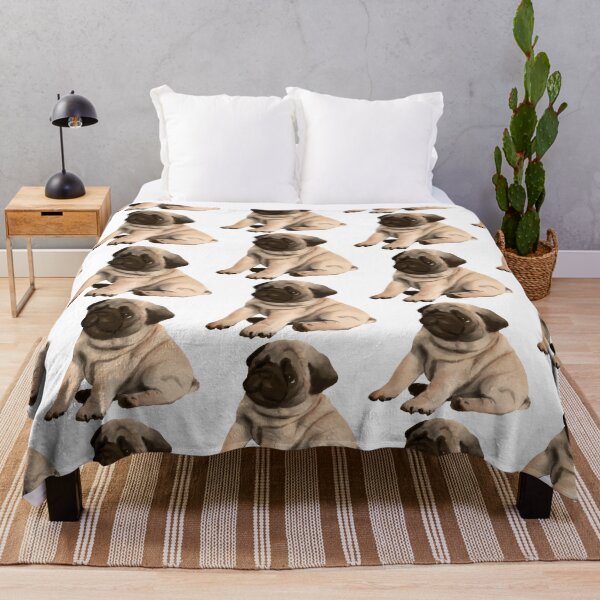 Item preview, Pug cute sitting designed and sold by ArtInPi.