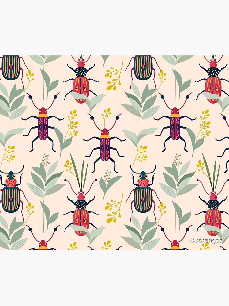Summer Bugs #illustration #pattern by 83oranges