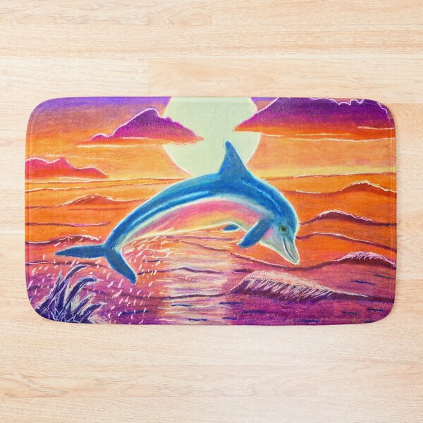 Item preview, Dolphin at sunset designed and sold by MelanieNad.