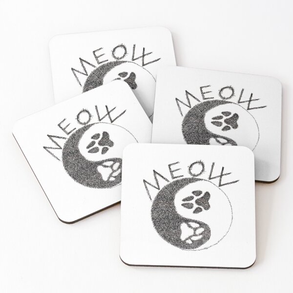 Item preview, Meow Cat Yin Yang Zen Cats designed and sold by HighArtDesigns.