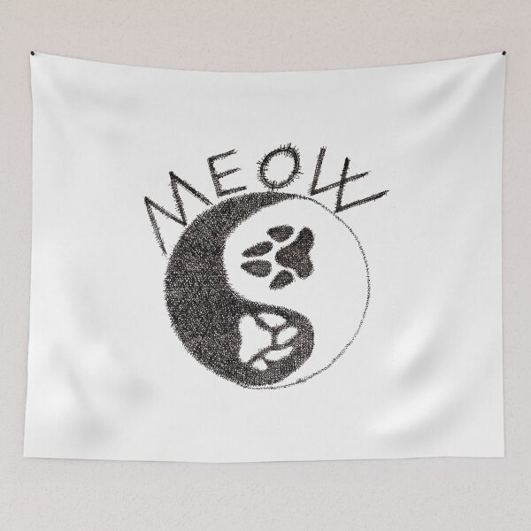 Item preview, Meow Cat Yin Yang Zen Cats designed and sold by HighArtDesigns.
