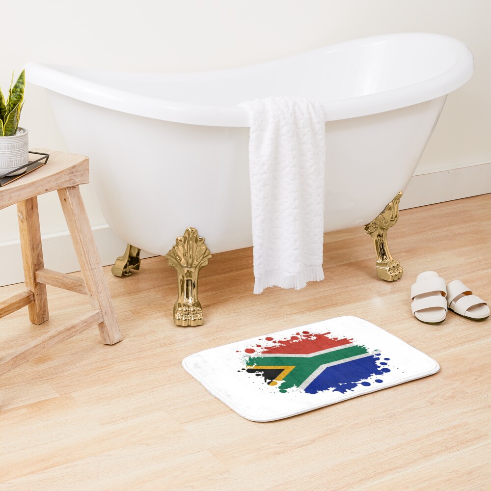 "South Africa blob / gift Johannesburg Cape Town" Bath Mat for Sale by