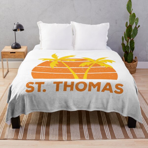 Aperçu de l'œuvre Saint Thomas Rétro créée et vendue par teesaurus.