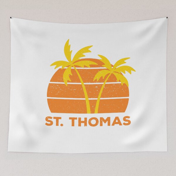Item preview, St. Thomas Retro designed and sold by teesaurus.