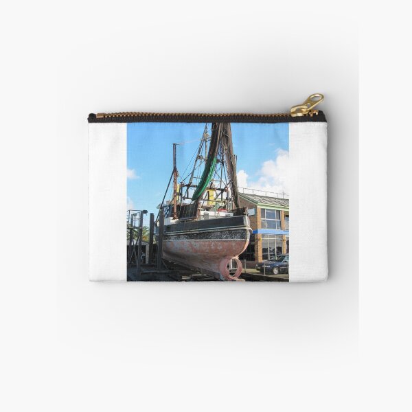 Item preview, Prawn Boat on the Slipway, Boatyard, Tuncurry, Nth. New South Wales. designed and sold by RitaBlom.