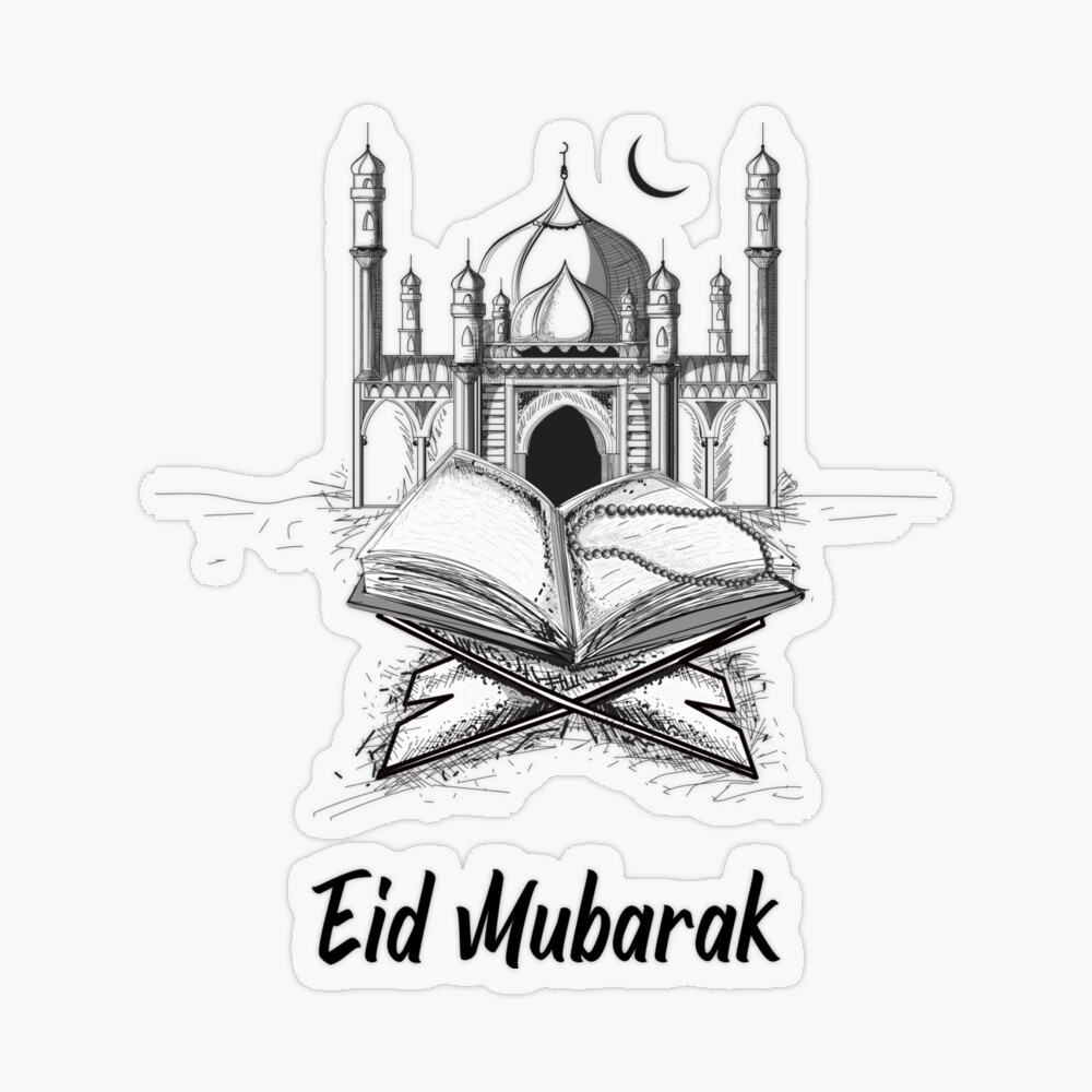 Eid Mubarak Coloring Card With Kaaba Design Islamic Greeting Card to Color  for Eid Child Coloring Card PDF Instant Download - Etsy