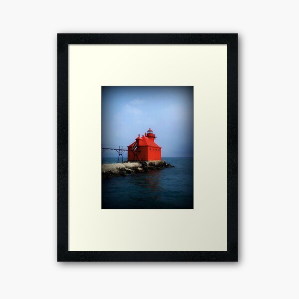 Sturgeon Bay Canal North Pierhead Light © Framed Art Print