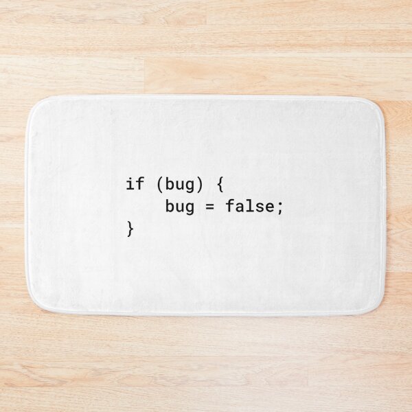 Item preview, JavaScript - If Bug Bug Equals False (Inverted) designed and sold by developer-gifts.