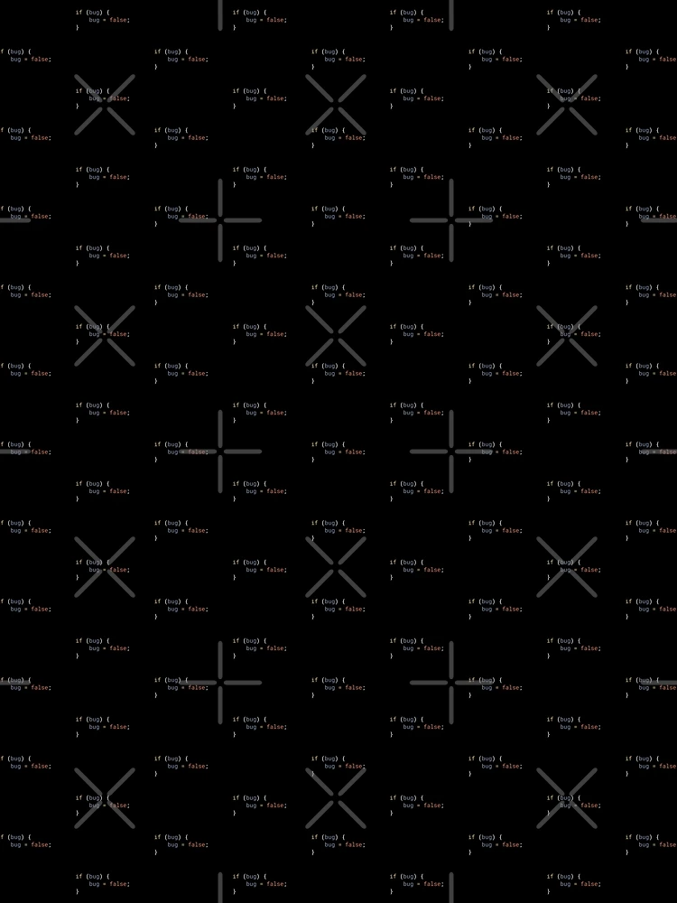 Thumbnail 3 of 3, Scarf, JavaScript - If Bug Bug Equals False designed and sold by developer-gifts.