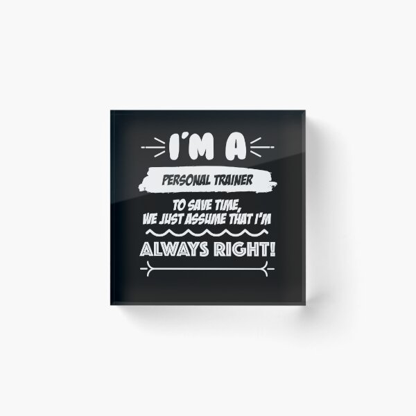 Item preview, Personal Trainer Job Gift for every Personal Trainer Funny Slogan Hobby Work Worker Fun designed and sold by trybest.