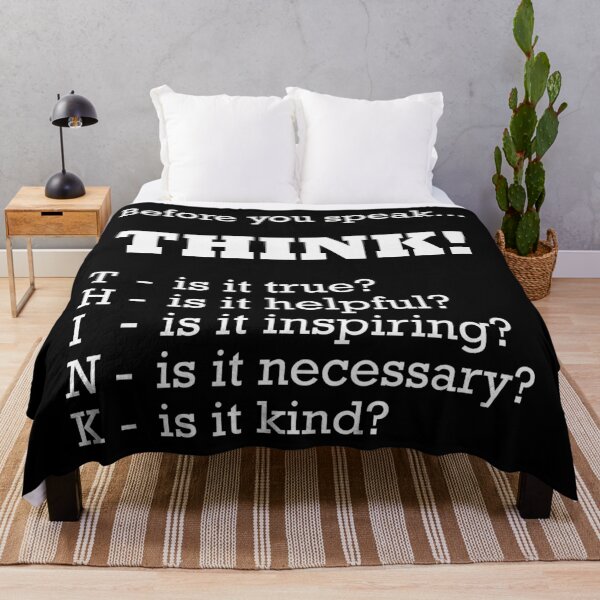 Item preview, Before you speak... THINK! designed and sold by Hilbert72.
