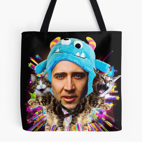 Item preview, Nicholas Cage with Kittens designed and sold by Babyfishbrain.