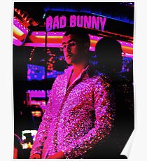 style bad bunny tour 2019 bedakan Poster