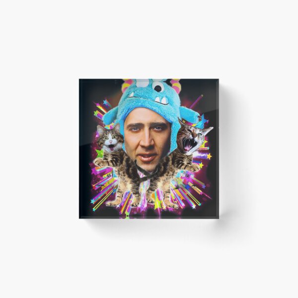 Item preview, Nicholas Cage with Kittens designed and sold by Babyfishbrain.