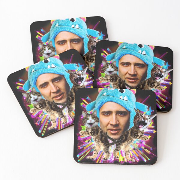 Item preview, Nicholas Cage with Kittens designed and sold by Babyfishbrain.
