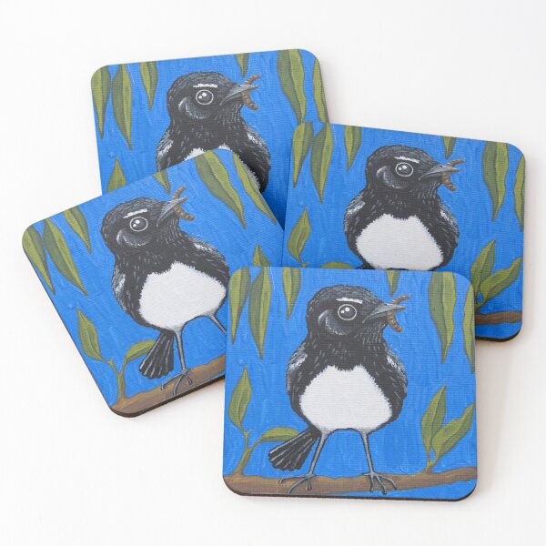 Item preview, Willywagtail Dinnertime designed and sold by Soozie Wray.