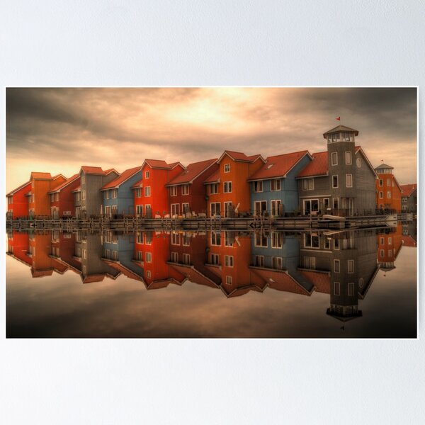 Item preview, Reitdiephaven Groningen  designed and sold by AbstractCreatur.