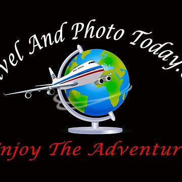 Artwork thumbnail, Travel And Photo Today - Logo - White & Red Letter by BWBConcepts