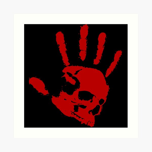 Dark brotherhood logo high quality Art Print.