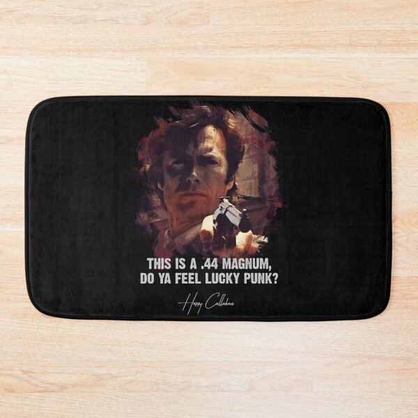 Item preview, ★ DIRTY HARRY ★ Do Ya Feel Lucky Punk? ➢ Clint Eastwood famous movie quote ♛ designed and sold by Naumovski.