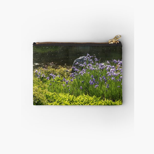 Item preview, Showy Irises on the Sunny Bank of the Pond designed and sold by Georgia Mizuleva.