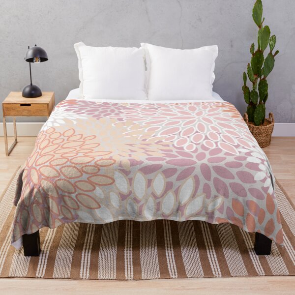 Item preview, Flower Bloom Pattern, Coral, Blush and Pink designed and sold by meggydesigns.