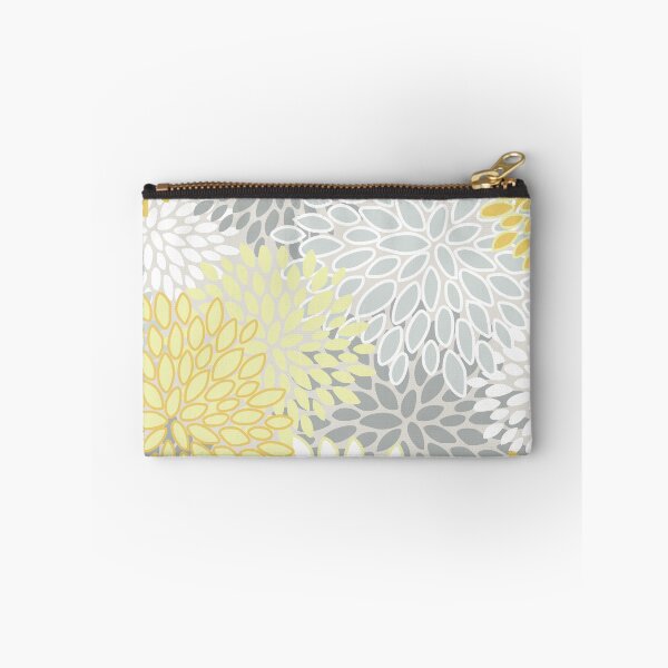 Item preview, Floral Blooms Pattern, Yellow, Gray and White designed and sold by meggydesigns.