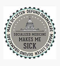 Defund Obamacare Photographic Print