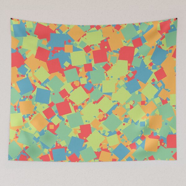 Item preview, Abstract Generative Art color distributed squares polygons background illustration designed and sold by IuriiVlasenko.