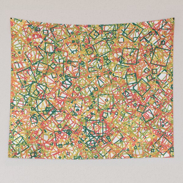 Item preview, Abstract Generative Art color distributed squares polygons background illustration designed and sold by IuriiVlasenko.