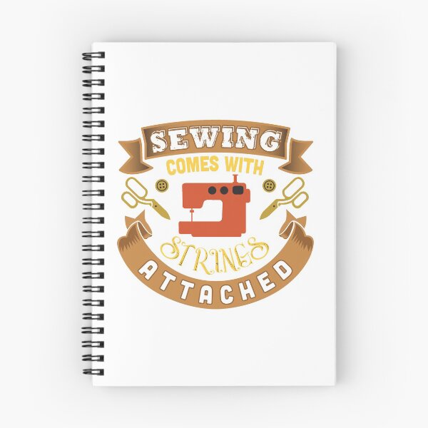 Item preview, Sewing Comes With Strings Attached Funny Novelty designed and sold by CrayzeeTeesUSA.