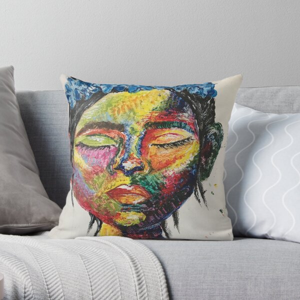 Beautiful girl Throw Pillow